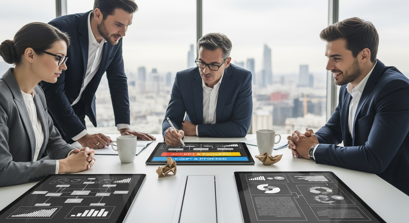 AI-powered digital platform interface displaying commerce data and insights.